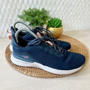 Ryka Myriad Blue Peach Walking Shoes Size 7.5
